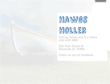 Tablet Screenshot of hawgsholler.com